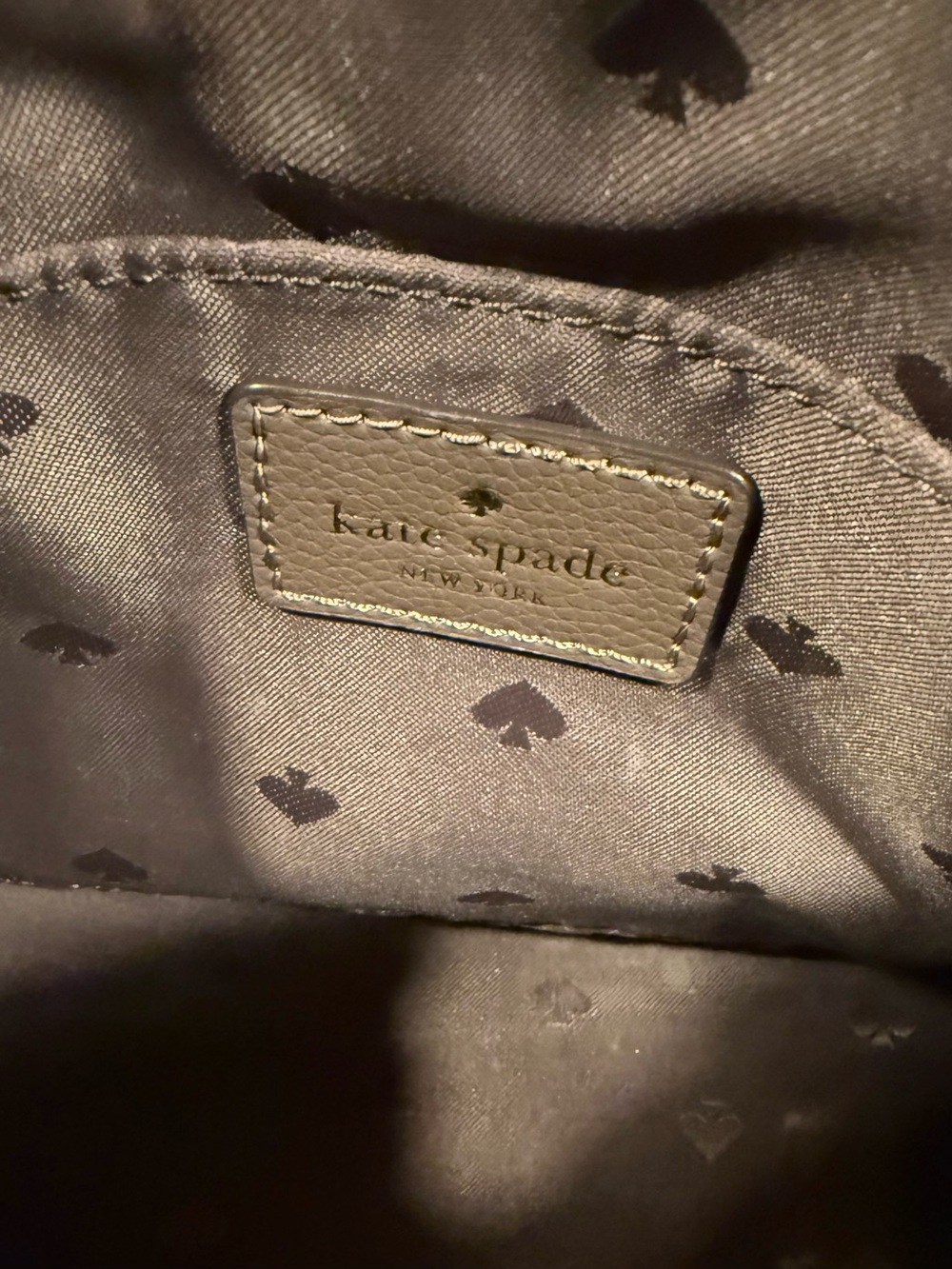 Kate Spade Brown Pebbled Leather Dome Crossbody Bag NWOT - Picture 4 of 7
